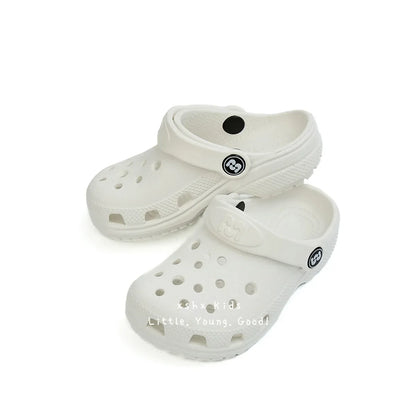 Toddler Little Big Kids Clogs Boys Girls Slip on Slippers with Adjustable Strap Slide Sandals Children Cushioned Garden Shoes