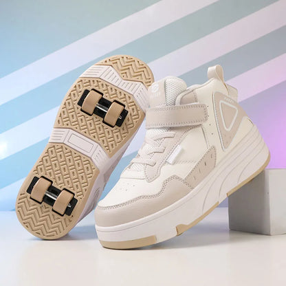 Children Roller Skate Shoes Kids Autumn Children Fashion Casual Sports Toy Birthday Gift Games Boys 4 Wheels Sneakers Girls