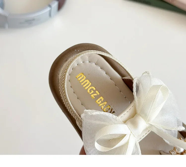 2025 Children Sandals for Girls Summer New Fashion Korean Style Soft Bottom Anti-slippery Versatile Chic Princess Beach Shoes