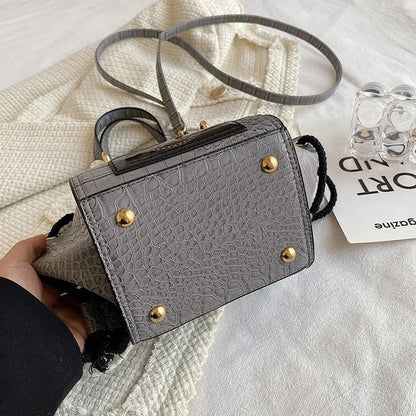 Cartoon Girl Handbag High Quality PU Leather Shoulder Bag for Women Pearl Crossbody Bag Designer Messenger Bag Female Satchel