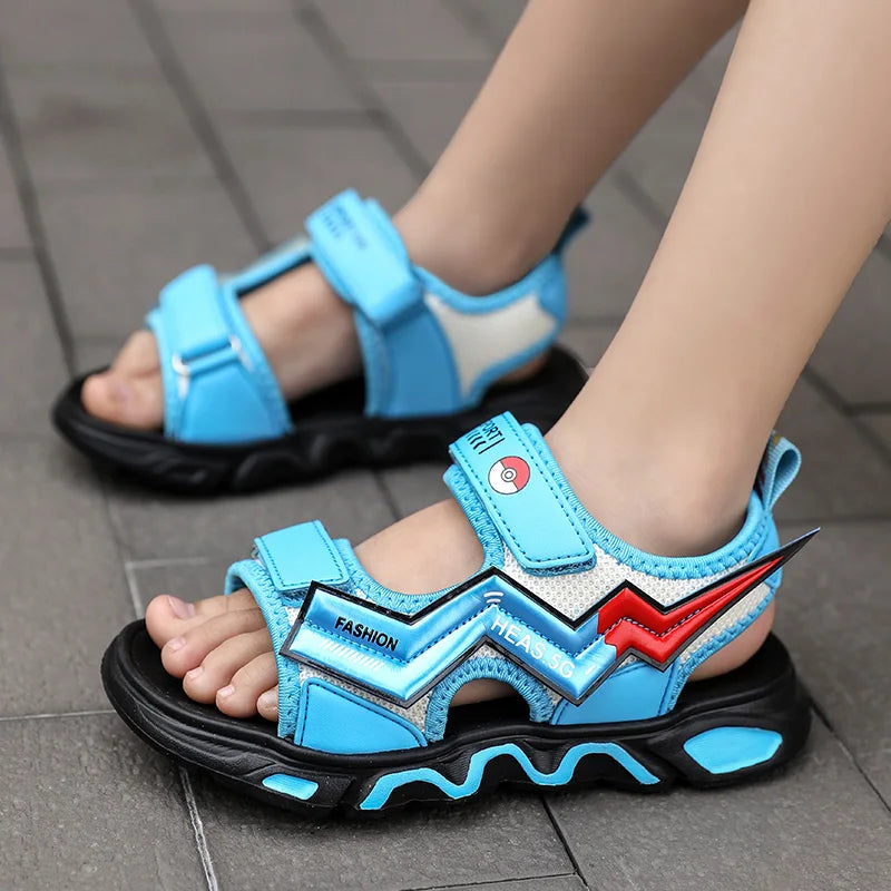 New boys Barefoot Shoes Kids Summer Beach Cute Printing Boys Sandals Comfortable Breathable Non-slip Children's Shoes