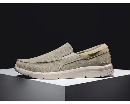 Mocassins Para Homens Sapatos Outono Novo Masculino Sapatos de Lona Clássicos Sapatos de Lazer Confortáveis Tênis Respiráveis Para Homens Mocassins