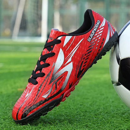Outdoor Children's Football Shoes Low-cut Kids Soccer Shoes Sports Shoes Comfy Non-Slip Training Shoes For Boys Futsal Sneakers