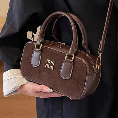 New Bowling Bag Women's Large-capacity Bag Fashionable Portable Messenger Bag