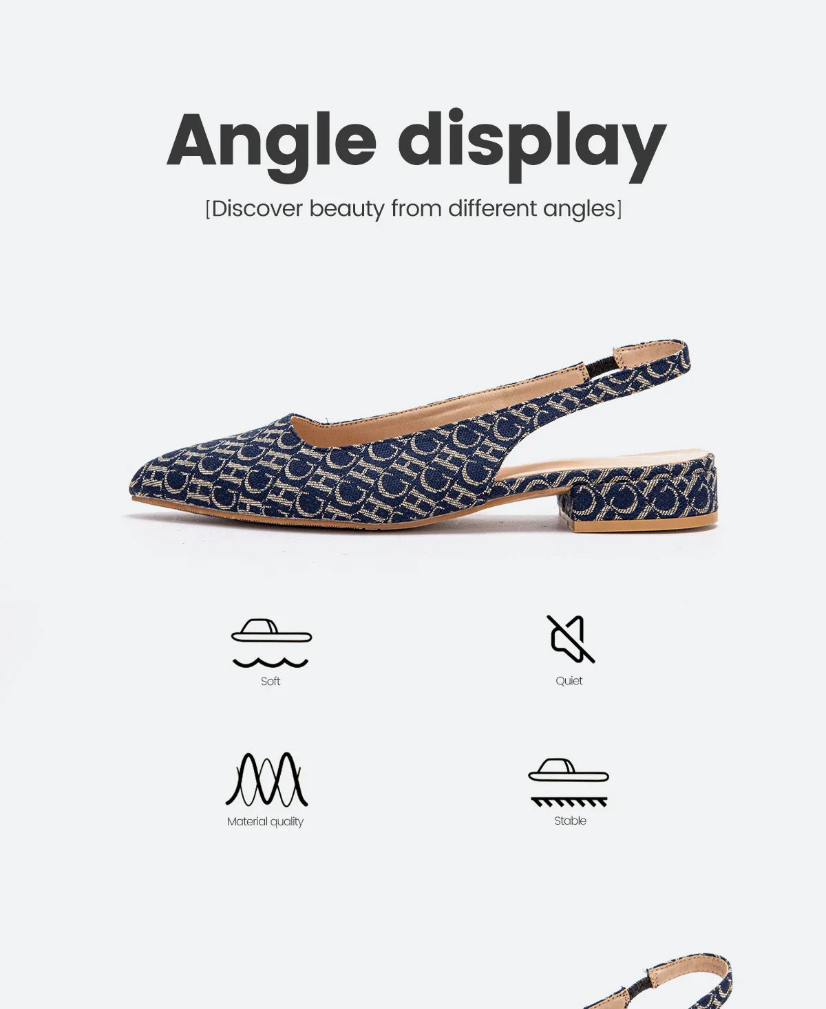 Exquisite Workmanship Simple Fashion Season New Women's Low Heel Sandals Wear Comfortable Fashion Versatile