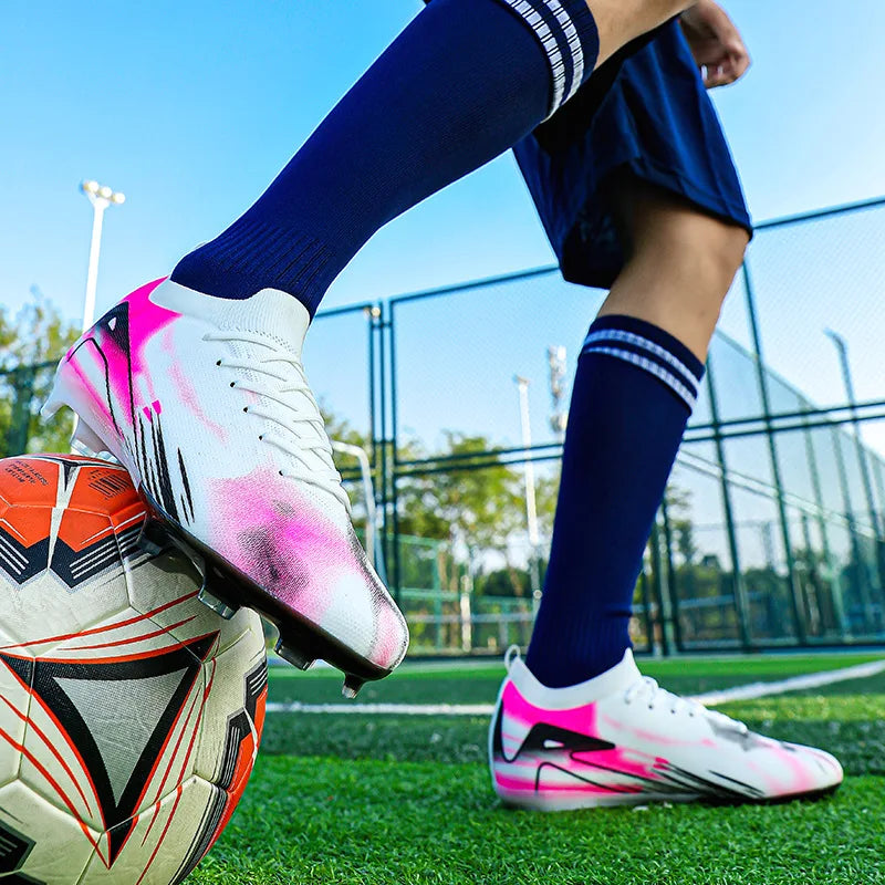 Men Football Field Boots Professional Society Cleats Original Youth Soccer Shoes Grass Training Kids Non Slip Football Shoes