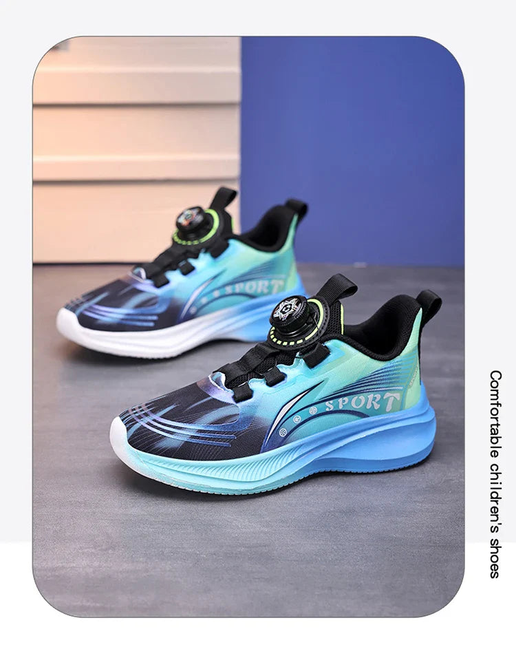 Kids Sneakers Breathable Student Boys Basketball Sports Shoes for Children Outdoor Training Trendy Tennis Size 28-39