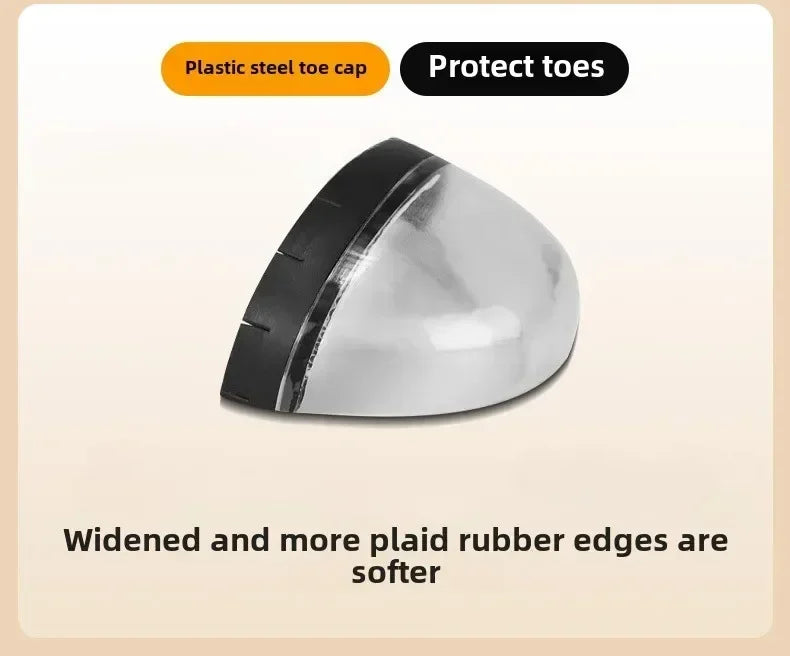 Steel Toe Caps Are Lightweight  Non Slip  Comfortable  Durable  and Provide Safety Protection Against Smashing and Stabbing