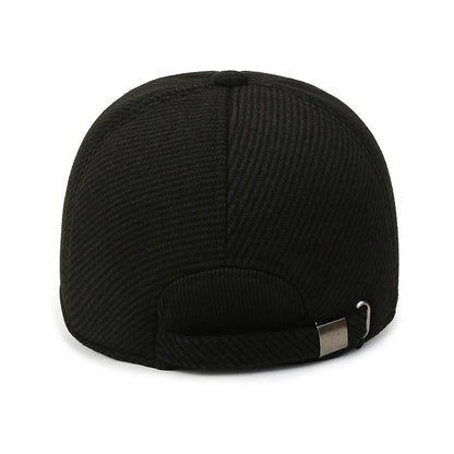 Outdoor Thick & Warm Adjustable Earmuffs Baseball Cap For Autumn And Winte