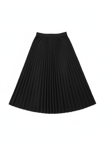 Women’s spring/summer pleated stretch waist pleated skirt