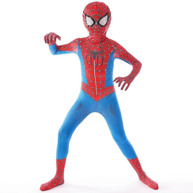Anime Superhero  Costume Miles Morales Cosplay Zentai Bodysuit  Halloween Costumes Kids Superhero Costumes Movie Characters