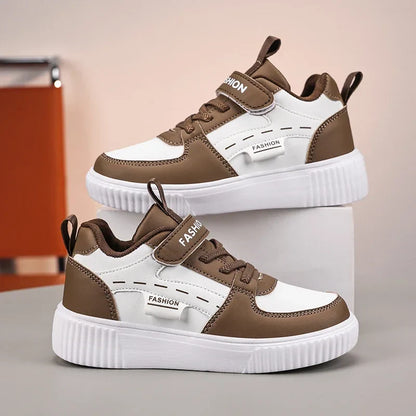 Green Skateboard Shoes Kids Trainers Fashion Lightweight Children's Sports Shoes Comfortable Non-slip Casual Sneakers For Boys