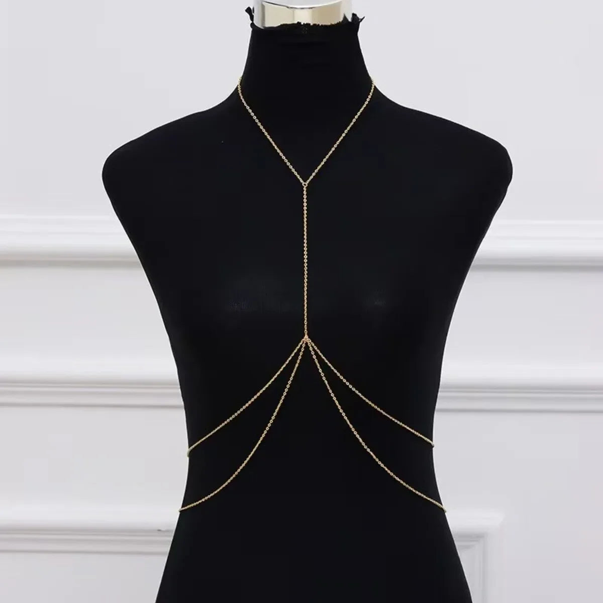 Trendy Cross-Body Body Chain ✨ Sexy Minimalist Integrated Link Jewelry – Versatile Fashion Accessory & Gift for Women