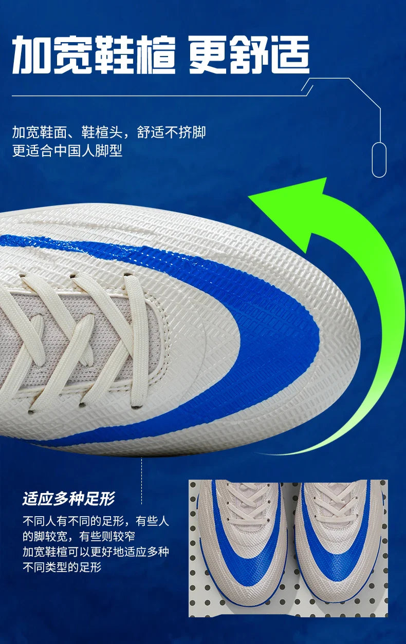 Men New TF Football Boots Original Tenis Casual Male Soccer Shoes Top Quality Ultralight Training Football Shoes Sneakers Sports