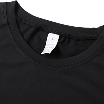 Men's Compression Shirts Fitness Snake Print Gym Shirts Quick Dry Rashguard Short Sleeve Sportswear Jogging Tops Tees Summer