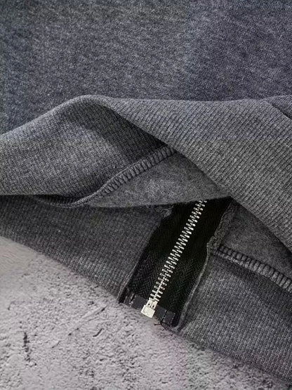 New Double Hooded fleece Women's Balaclava Hoodie Zipper Warmth Autumn/Winter Men's Clothing Masks Men's/Women's Same Style
