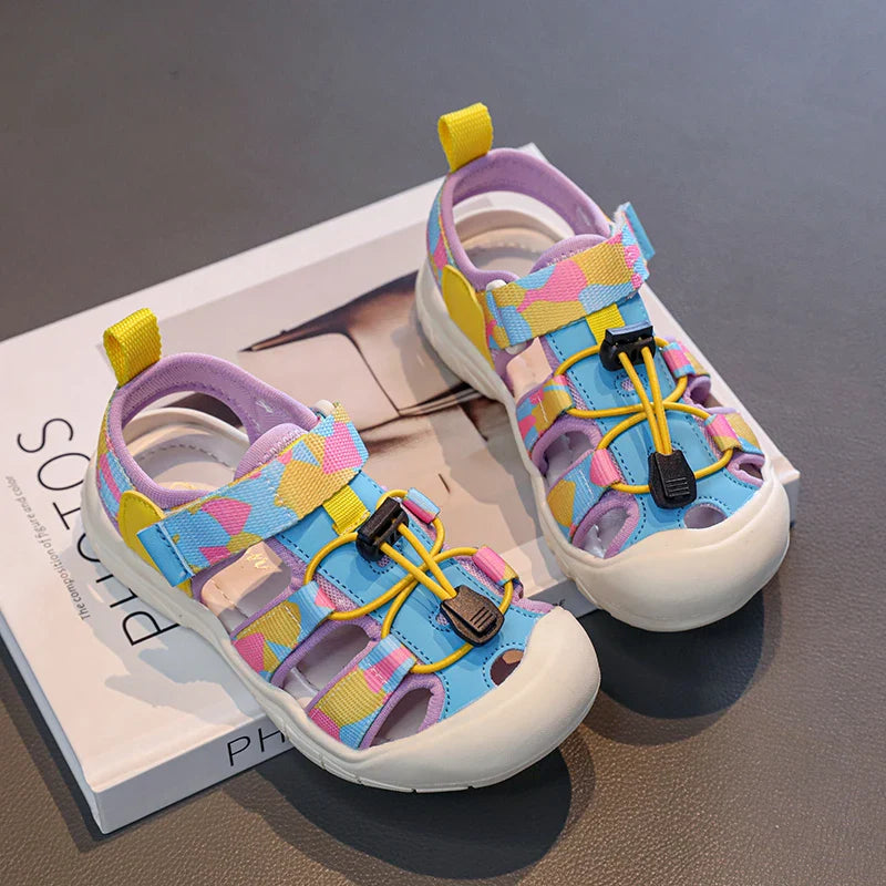 2025 Children's High Quality Close Toe Summer Beach Water Shoes Outdoor School Sport Sandals for Kids Toddler Boys Girls