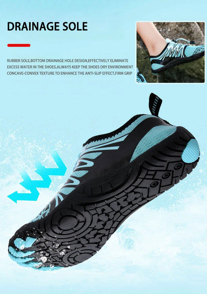 Men Women Barefoot Outdoor Sports Aqua Shoes Quick-dry Beach Swimming Fitness Wading Hiking Cycling Water Sneakers shoes