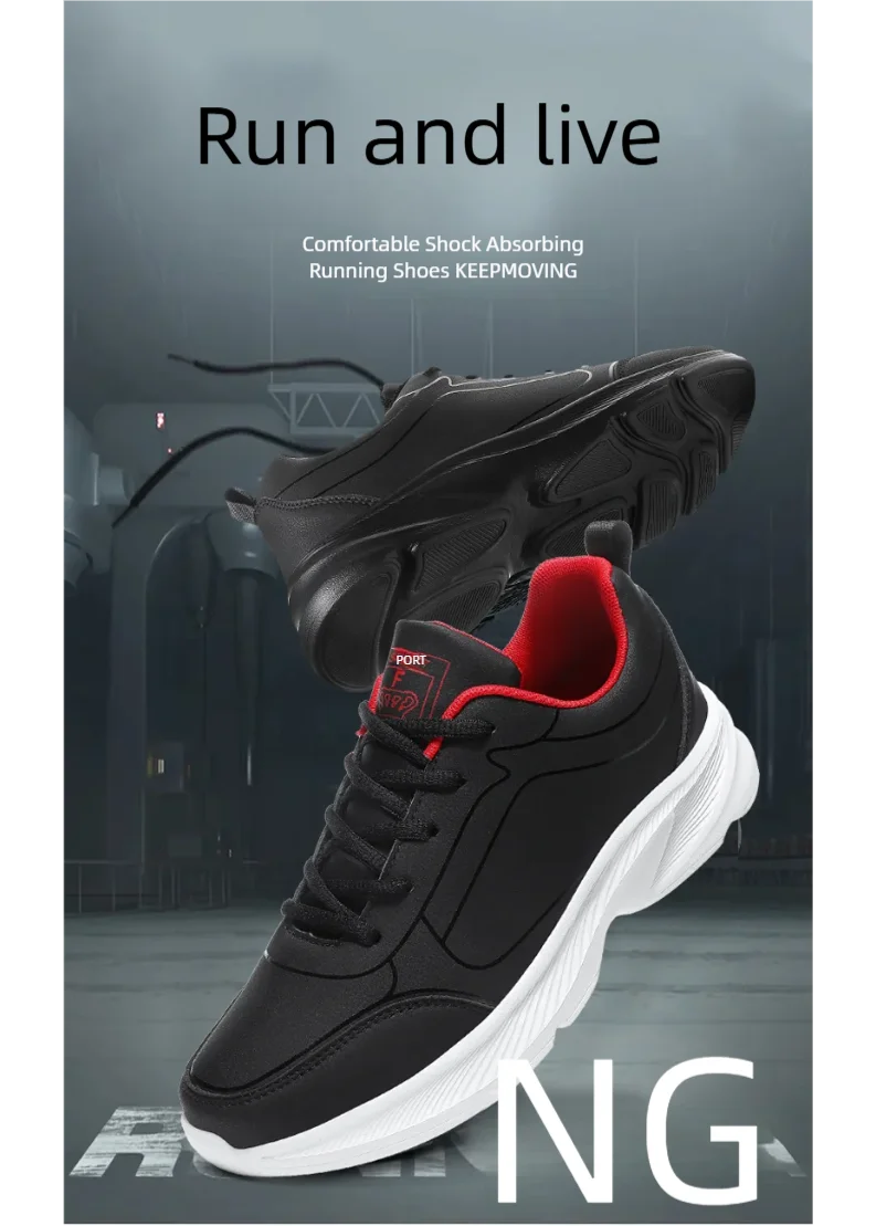 Road Running Shoes Unisex Waterproof Running Shoes Comfortable Athletic Shoes Waterproof and Slip-Resistant Travel Shoes
