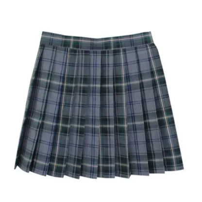 Summer Women High Waist Pleated Plaid Skirts Mini Tennis Skirt Harajuku JK Japanese School Uniform Short A-Line Mini Skirt Girl