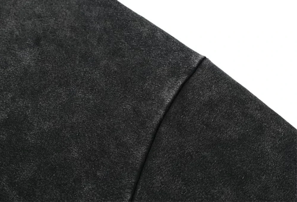 Short Sleeve Tee Anime Washed Vintage Graphic T-Shirt Man Women Cosplay Casual Tops Y2k Streetwear