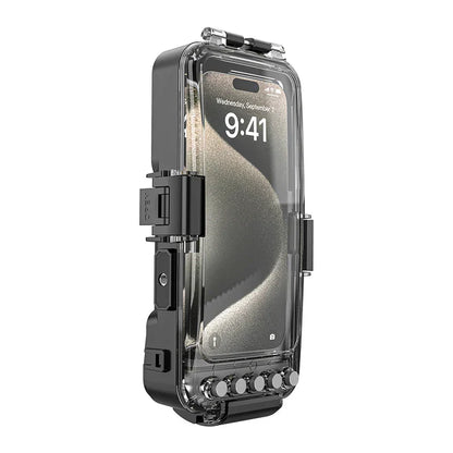 Bluetooth 30 Meter Deep Waterproof Case For iPhone 17 Air 16 15 14 13 12 Pro Max 11 Samsung Galaxy S25 S24 S23 S22 Ultra Note 20