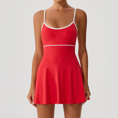 Tennis Dress For Women with Pockets Golf Skirts Anti Shorts Yoga Suit Badminton Clothing Activewear