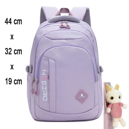 Girl School Bag Backpack Back Pack For Teenager Women Children Female Pink Schoolbag Primary High Bagpack Class Teens Child Kids