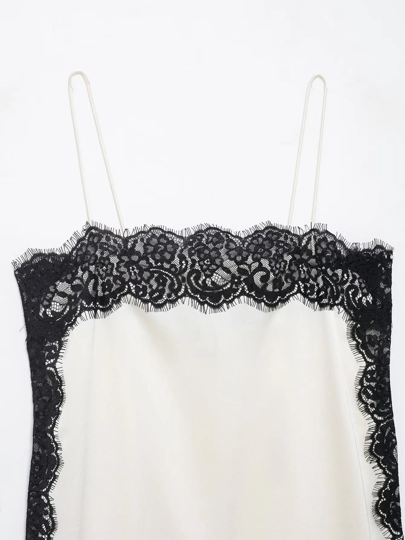 Elegant Sexy Lace Splice Satin Tops for Women Sleeveless Backless Beach Chic Tops Cropped Camisole Christmas Evening Party Tops