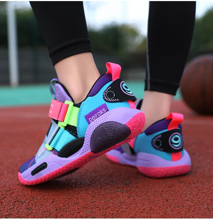 Kids Shoes Running Girls Boys School Casual Sports Tennis Sneakers Basketball Outdoor Lightweight Children Shoes Non-slip