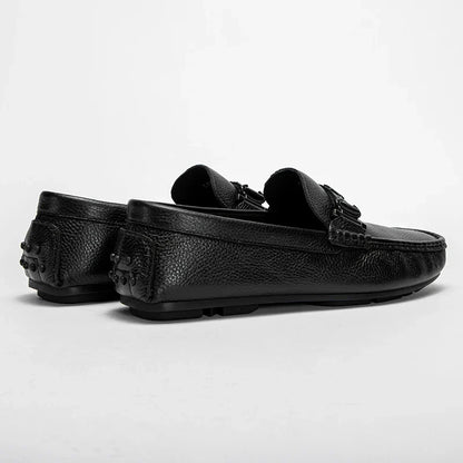 Men Cow Leather Dress Shoes Comfortable Casual Business Loafers
