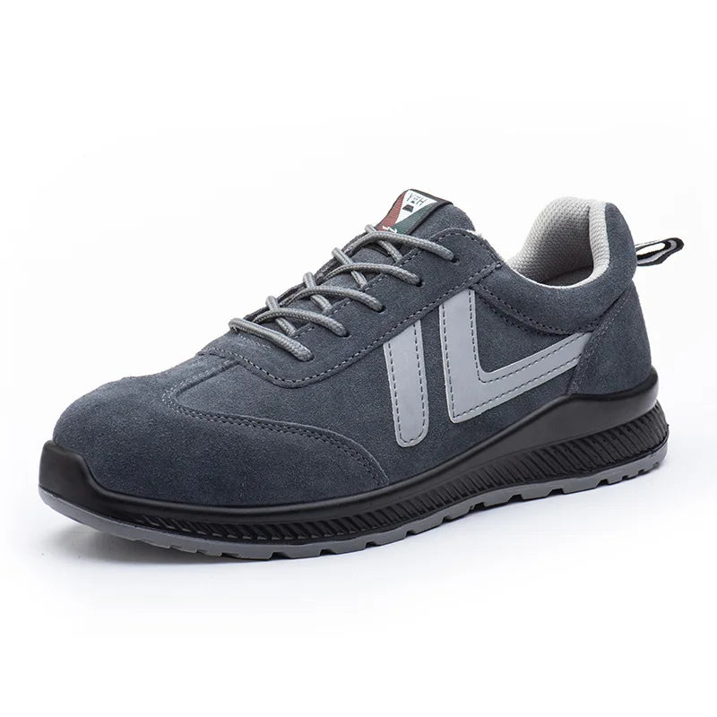 Four Season Anti Smashing and Anti Stabbing Insulated Electrician Protective Shoes with Oil Resistant Steel Toe Caps