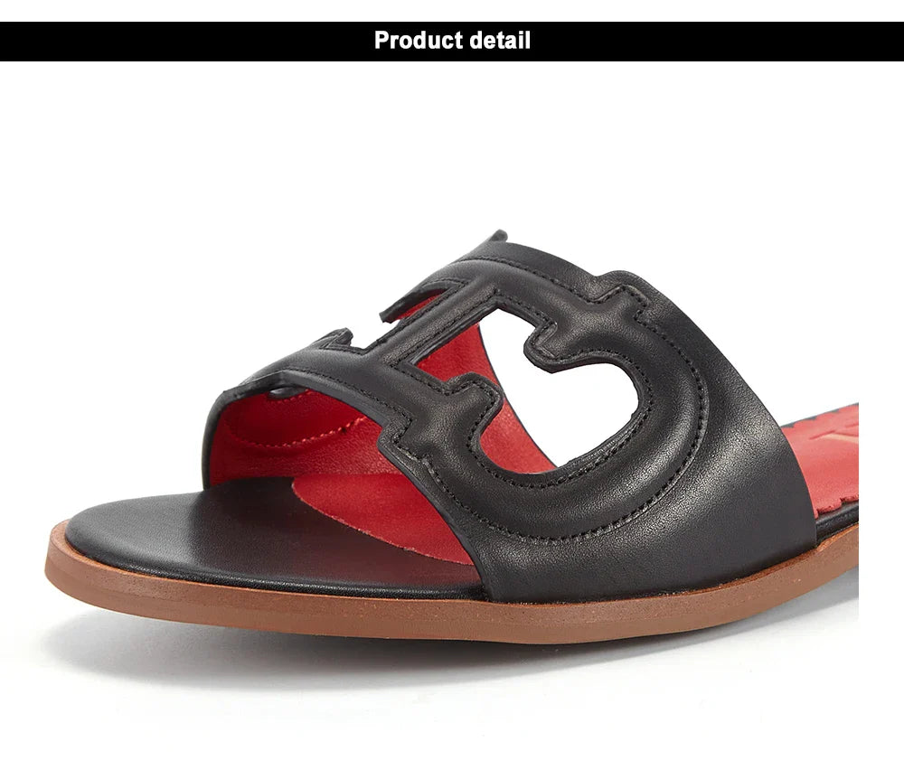 Women's Square Open Toe Heels Sandals Low Block Flat Sandals Slip Comfortable Casual Beach Shoes