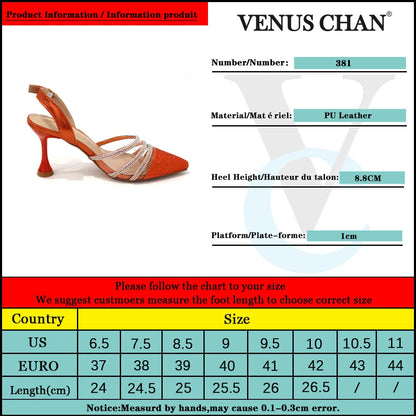 Newest INS Style Orange Color Elegant High Heels Nigeria Popular Design African Ladies Shoes And Bag Set