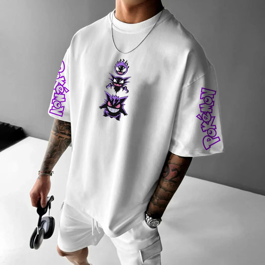 Animated Product Derivative - Men's and Women's Summer Fashionable Street T-shirts of High Quality and Versatile Fit