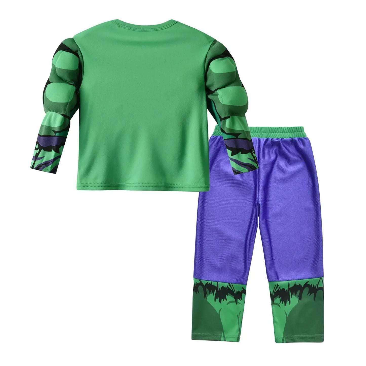 Hero Hulk Captain America Cosplay Costume Boy Kids Clothes Spiderman Muscle Suit Halloween Carnival Birthday Party