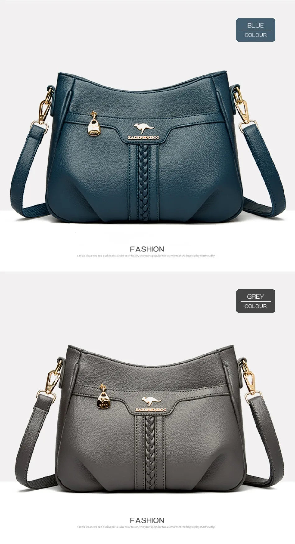 Genuine High Quality Soft Leather Women's Handbag Trend Designer Female Crossbody Bag Casual Shoulder Messenger Handbags 2024