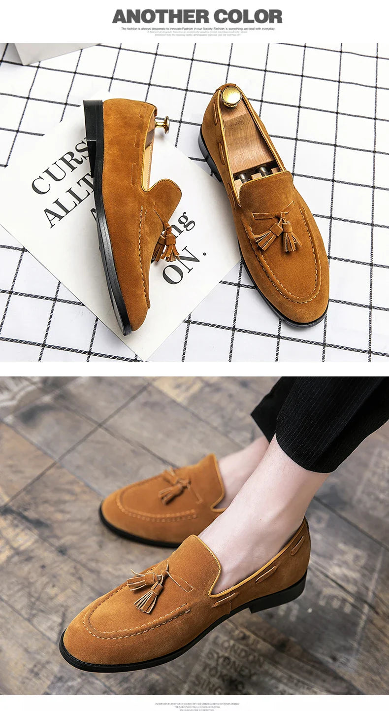 Casual Business Shoes Men Classic Social Office Loafers Men Large Size 48 Trend Casual Flat Party Loafers Male