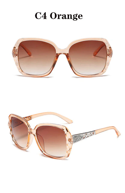 New 2022 big box polarized sunglasses han edition tide female uv web celebrity sunglasses driving round glasses female
