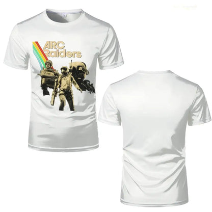Don't Shoot ARC Raiders Graphic T-Shirt Unisex Trendy Streetwear Oversized Crew Neck Tops New Casual Men's Shirt For Gamers Gift