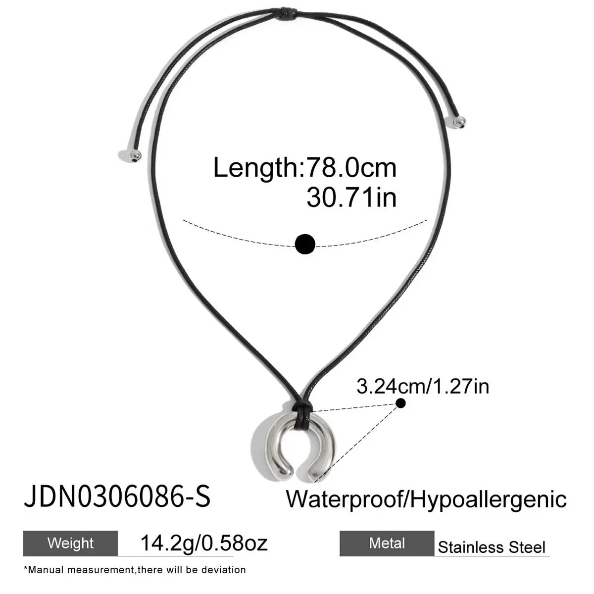 Waterproof Stainless Steel Micro Trend Cord Necklaces Women Statement Metal 18K Gold Plated Trendy 2024 Jewelry collares