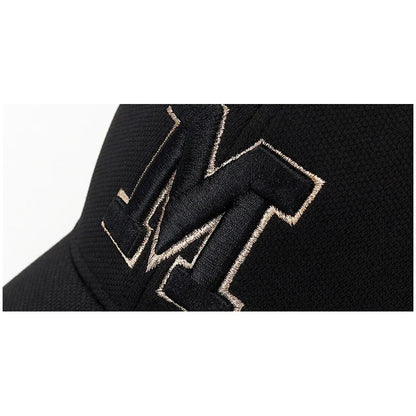 Fashion Men Women M Letter Three-Dimensional Embroidery Baseball Cap New Unisex Outdoor Casual Sport Duck Tongue Cap Sun Hat