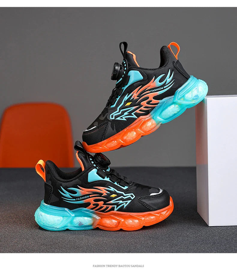 Kids Shoes Boy Casual Sneakers Platform Comfortable Children School Sports Tenis Boy Shoes Children's Basketball Shoes