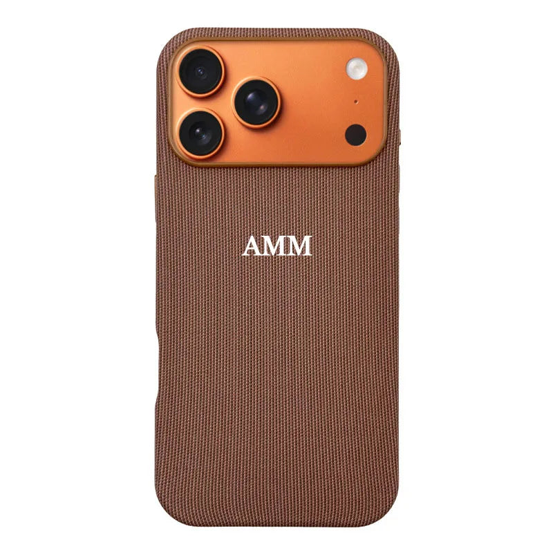 For lphone 17 pro max 17PRO 17 16 Leather PU Personalized Initials Custom Magsafe leather Phone Case