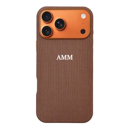 For lphone 17 pro max 17PRO 17 16 Leather PU Personalized Initials Custom Magsafe leather Phone Case