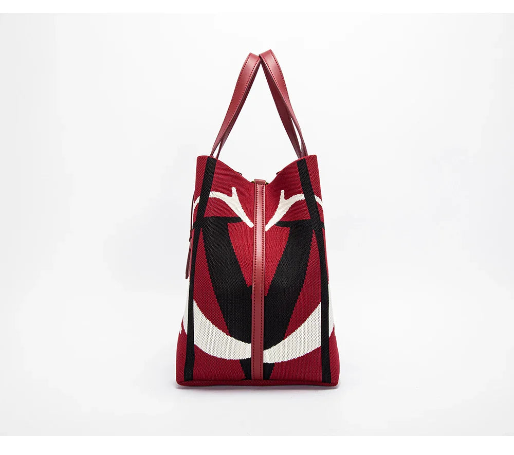 Multi-coloured Colour Retro Style Women's Large Capacity Handbags Multi-coloured Available Classic Multi-purpose Women's Handbag