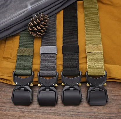 Plus Large LONG Size 125 150 170cm Men Belt Outdoor Tactical Multi-Function Buckle Nylon Alloy Buckle Belts Sports Canvas Belts