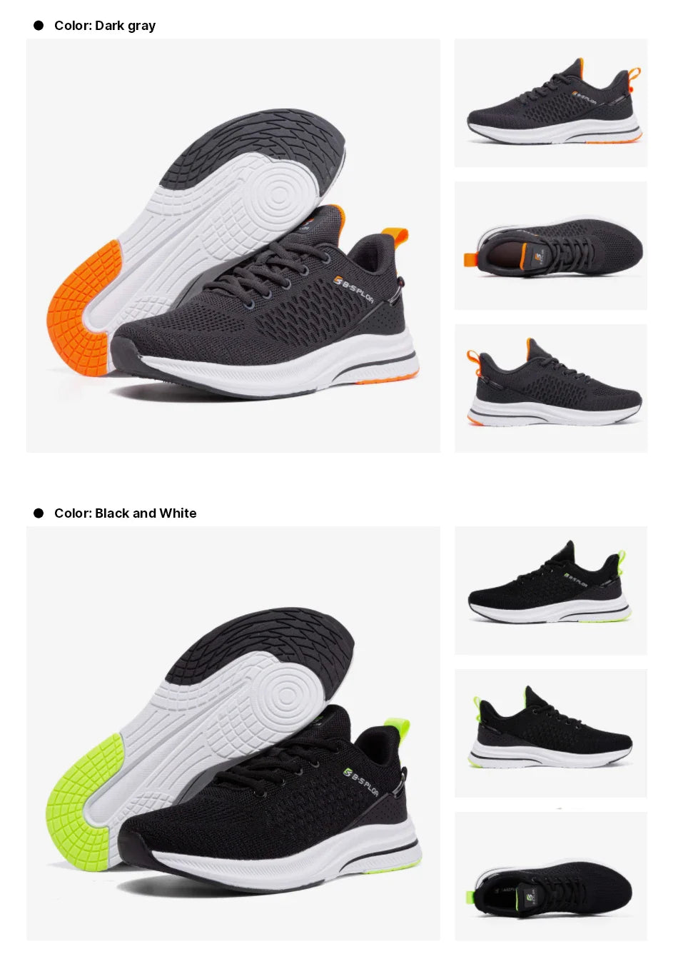 New Running Shoes Men's Casual Lightweight Designer Mesh Sneakers Male Outdoor Breathable Lace-Up Sports Walking Shoes