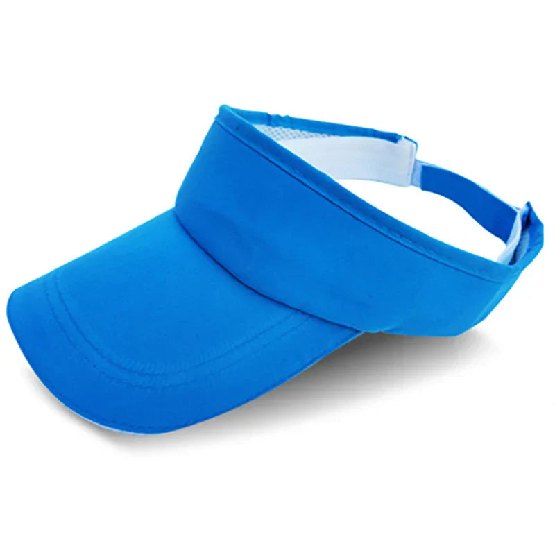 Empty Top Visor Cap Women Sunscreen Hats Man Cotton Snapback Cap Adjustable For Running Tennis Golf Unisex