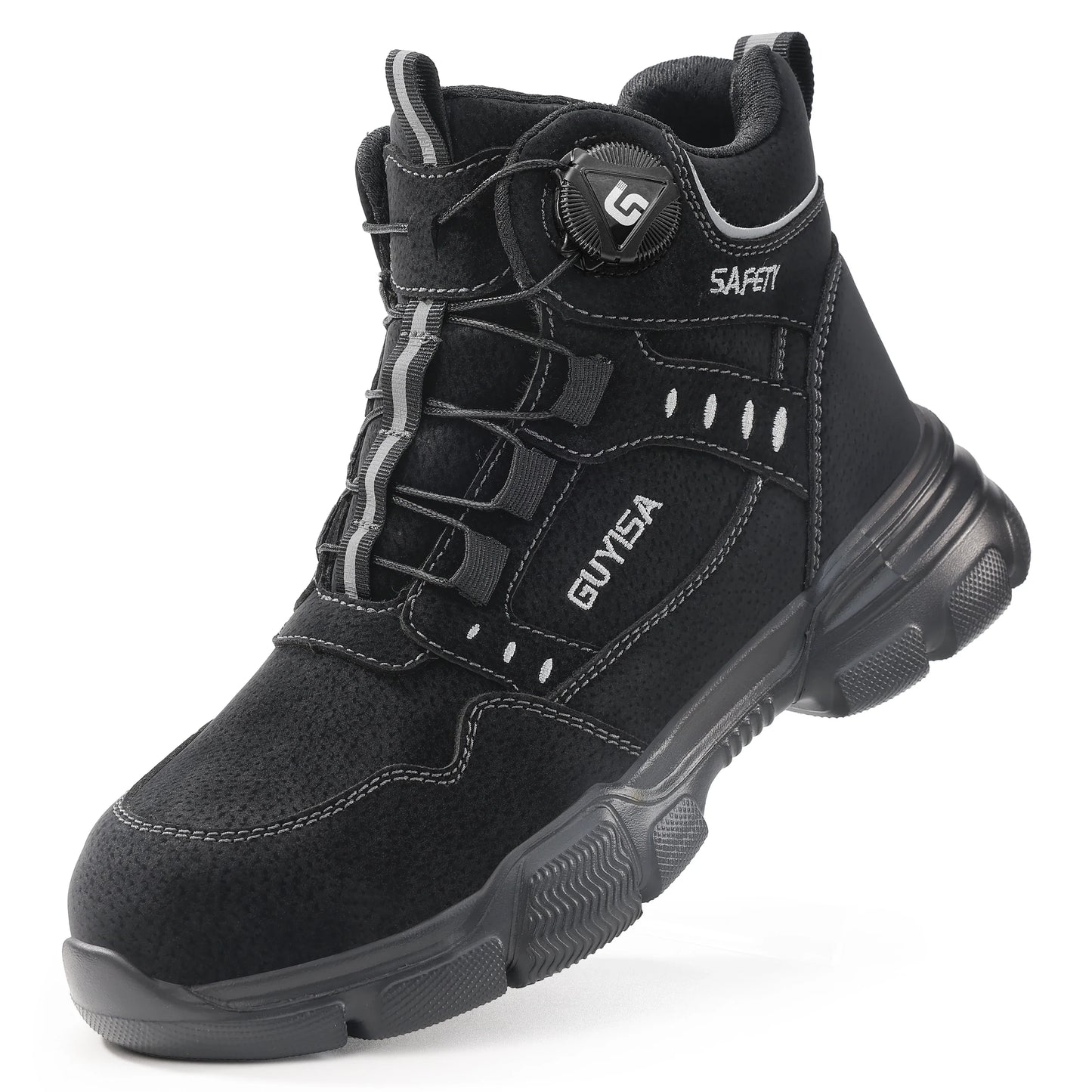 High-top men's work shoes and workwear series for all four seasons